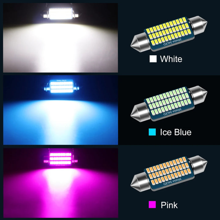 CANBUS LED Interior Bulbs T10/W5W/BA9S/C5W – Map Dome Trunk Multi-Size Set