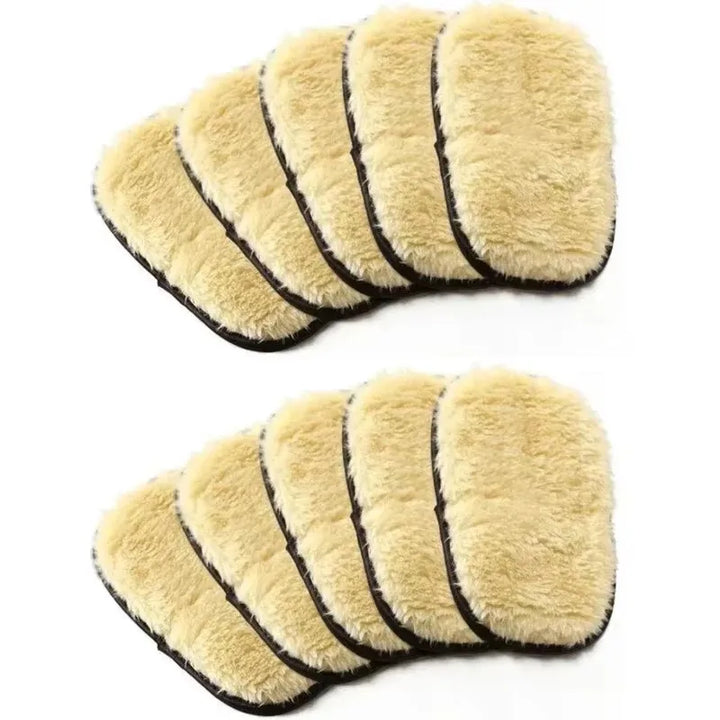 Wool Microfiber Car Wash Mitts – Ultra-Absorbent Scratch-Safe Pads Multi-Pack