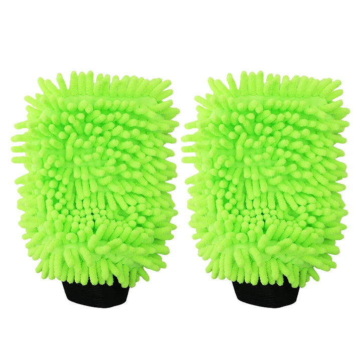 Microfiber Car Wash Mitt – High-Absorbent Scratch-Free Detailing Glove Auto &