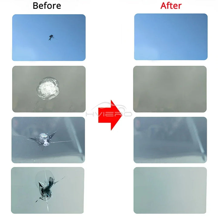 Car Windshield Chip Repair Kit – DIY Crack Polish Tool for All Car Brands