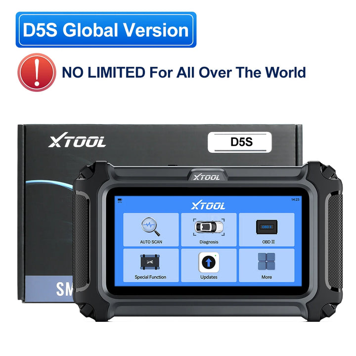 XTOOL D5S Full System Diagnostic Scanner with 16+ Reset Services
