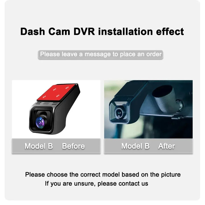 4K WiFi Dash Cam – APP Control 24H Parking Monitor DVR for All Car Models