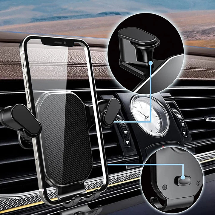 AeroGrip 360™ – Smart Car Vent Phone Mount with One-Touch Lock