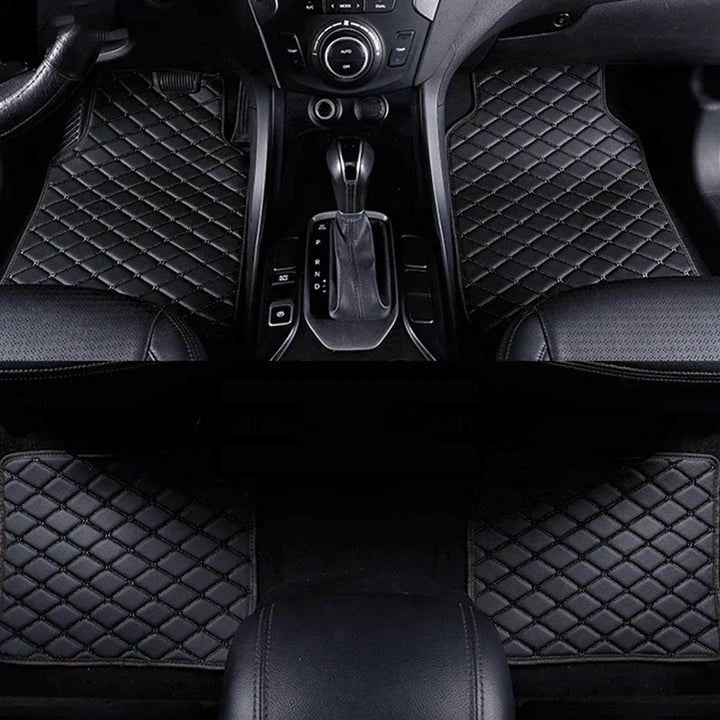 LuxGuard™ 4PCS Universal Leather Car Floor Mat Set