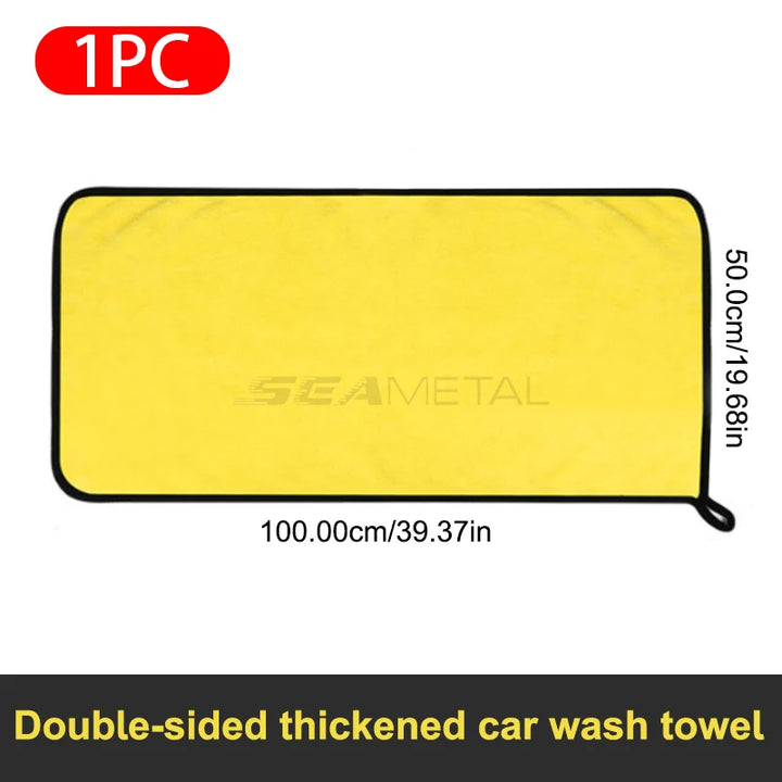 Premium Microfiber Car Drying Towel – Scratch-Free Ultra-Absorbent Detailing
