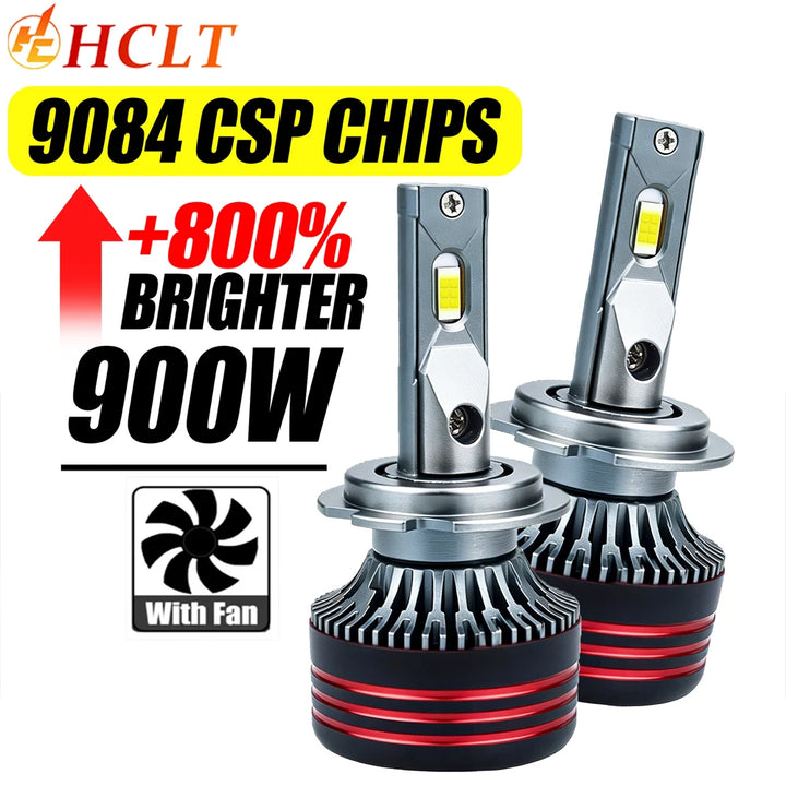 LED Headlight Bulbs H4/H7/H11 – CANBUS Error Free Super Bright 6000K 12V
