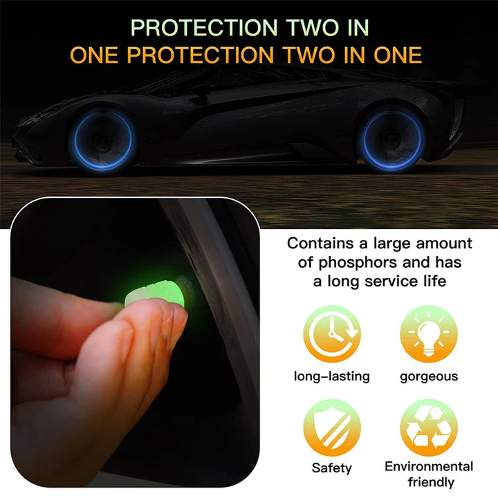 GlowRide™ Luminous Valve Caps