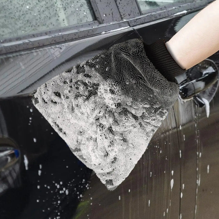 Microfiber Car Wash Mitt – Scratch-Free Absorbent Glove for Truck SUV & Sedan