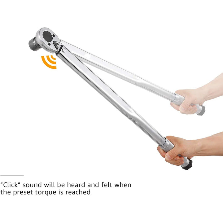 Click Torque Wrench Set 1/4-1/2 Drive – 5-110 Nm Square Drive with Storage Box