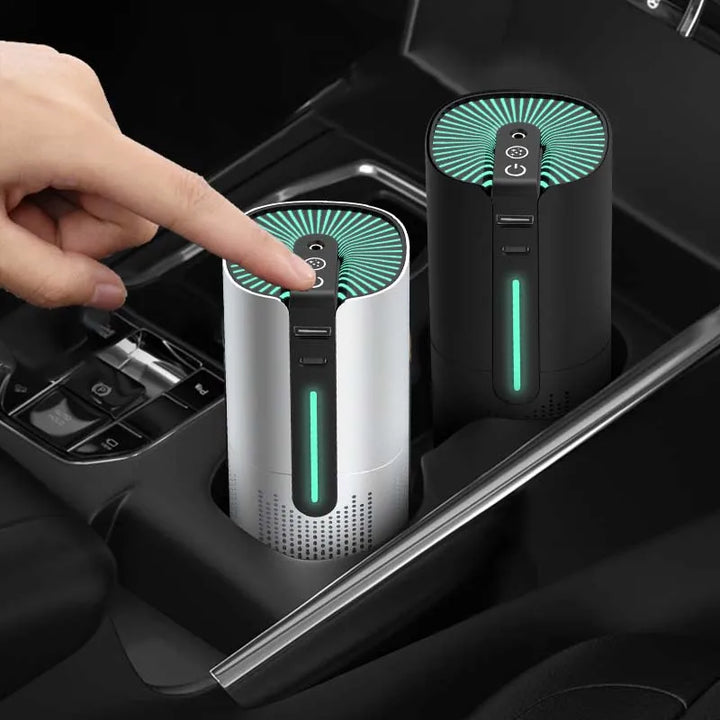 30M Ion Portable Car Air Purifier – Plug-In Negative Ion Cleaner & Freshener