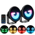 3-Inch APP Angel Eyes LED DRL Fog Lights – Dynamic Blink Screen Pair 12-24V