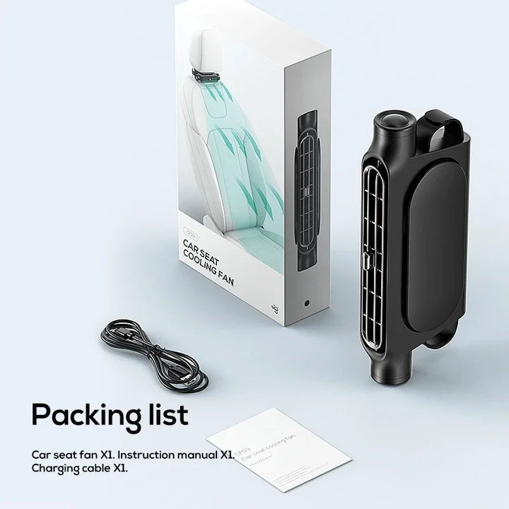 CoolBreeze™ 360° USB Car Seat Fan