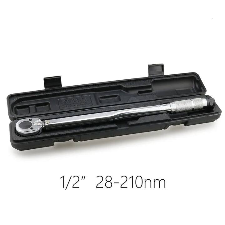 Click Torque Wrench Set 1/4-1/2 Drive – 5-110 Nm Square Drive with Storage Box