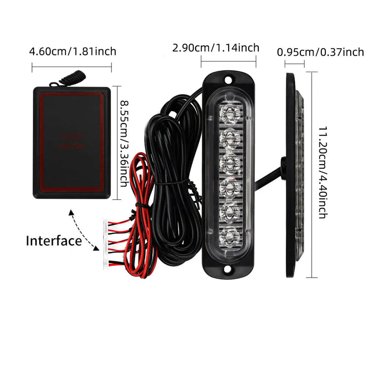 LumiGuard™ 4-in-1 Wireless Emergency Strobe Light