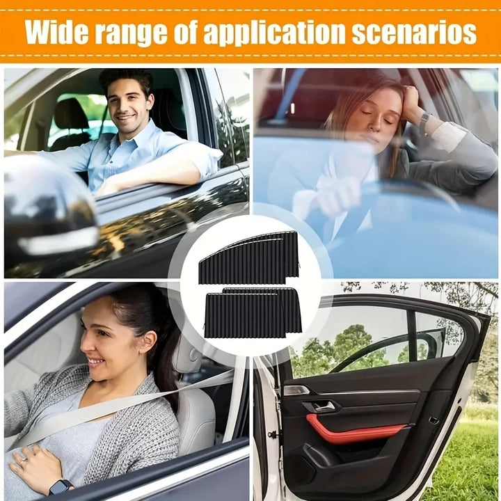 SunGuard Pro™ Adjustable Magnetic Car Window Shades