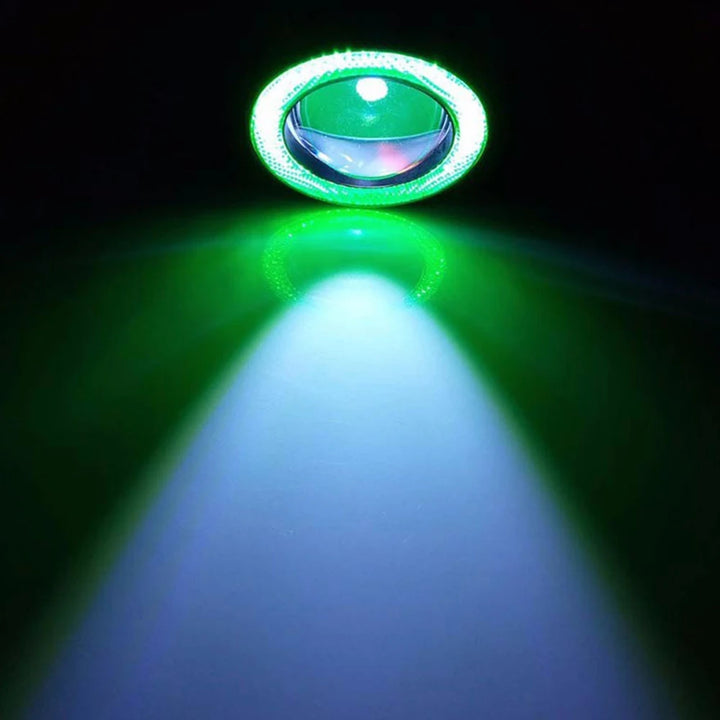 COB LED Angel Eyes DRL – Waterproof Daytime Running & Flowing Turn Signal 12V