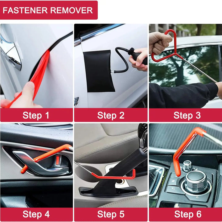 Professional Car Lockout Kit | Long Reach Gripper & Inflatable Air Pump