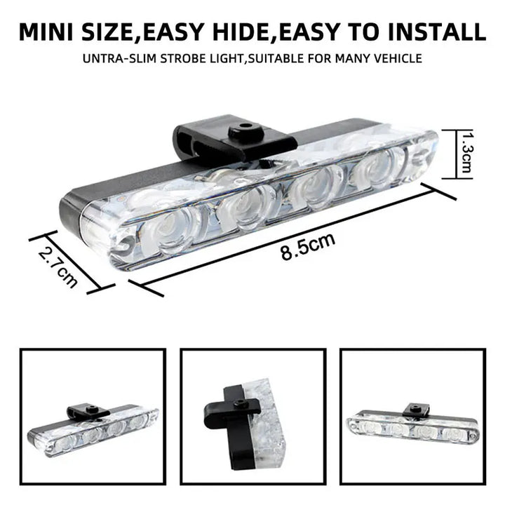 LumiGuard™ 4-in-1 Wireless Emergency Strobe Light