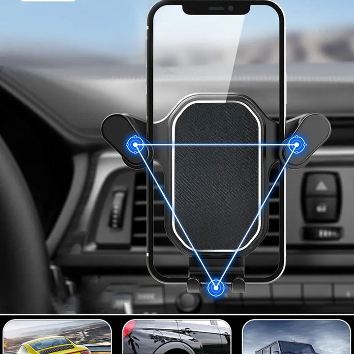 AeroGrip 360™ – Smart Car Vent Phone Mount with One-Touch Lock