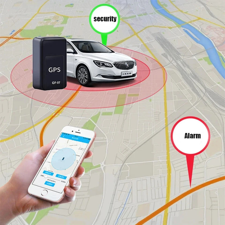 GF07 Magnetic Car GPS Tracker – Real-Time Anti-Theft Locator App Tracking