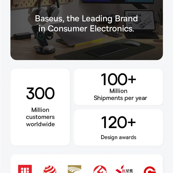 Baseus Cordless Car Vacuum Cleaner & Powerful Air Duster