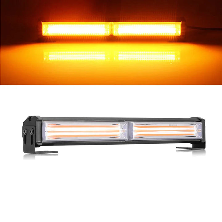 LED Strobe Beacon Warning Light – Multi-Color Grille Flash 12-24V Emergency