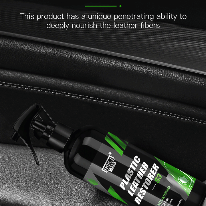 ShineGuard – Plastic & Leather Restorer Spray for Exterior Trim and Interior Surfaces