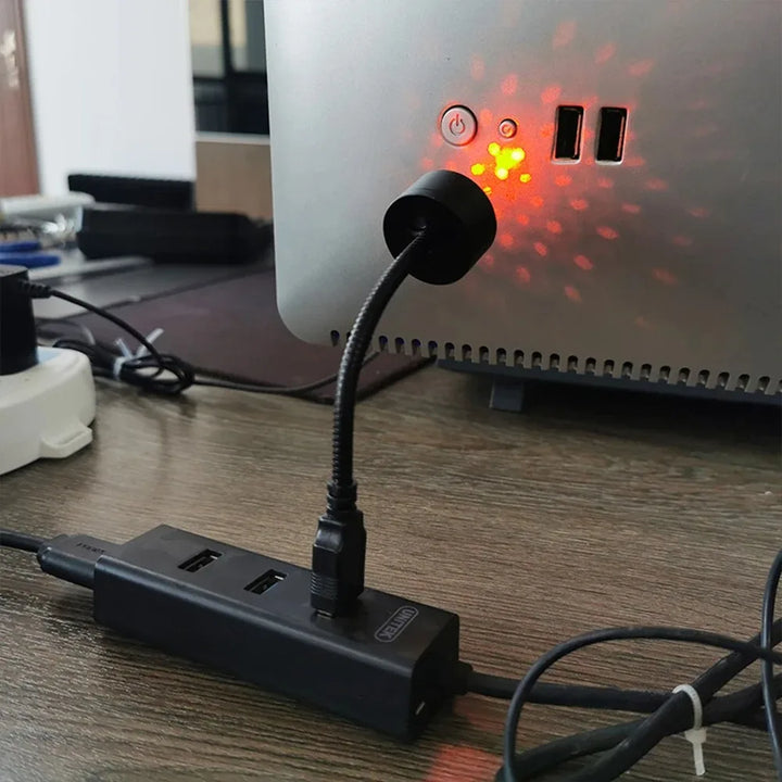 Mini USB Star Galaxy Projector – Car Roof Night Light Atmosphere Lamp Adjustable