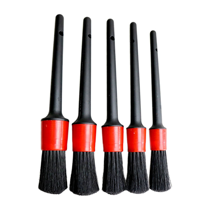 5-Piece Car Detailing Brush Kit – Interior Vents & Wheel Rim Cleaning Set