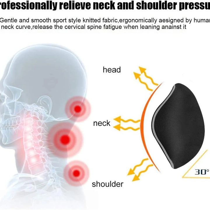 ErgoDrive™ Premium Memory Foam Car Neck Pillow
