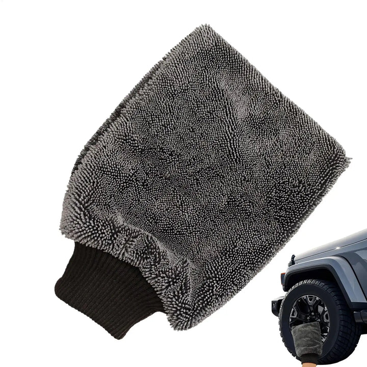 Microfiber Car Wash Mitt – Scratch-Free Absorbent Glove for Truck SUV & Sedan