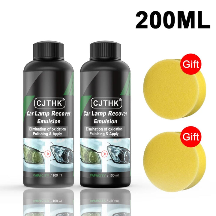 Headlight Restoration Polish Kit – Oxidation & Scratch Remover Paste Foggy Lens