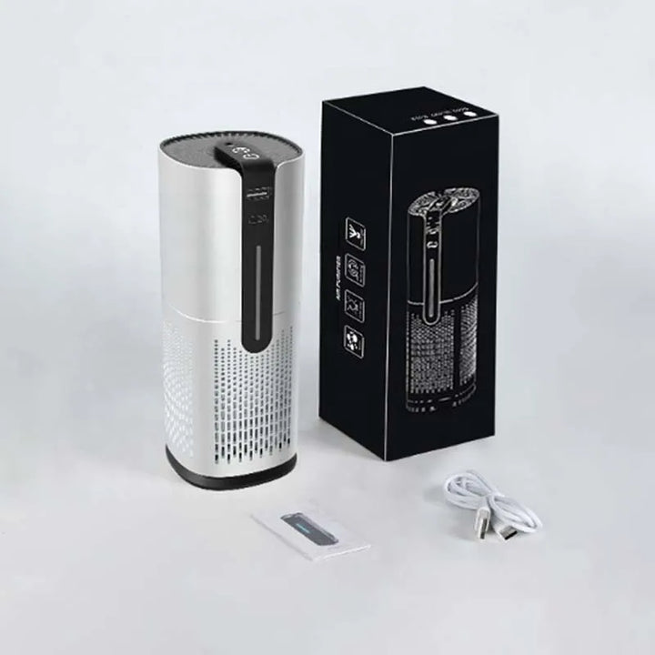 30M Ion Portable Car Air Purifier – Plug-In Negative Ion Cleaner & Freshener