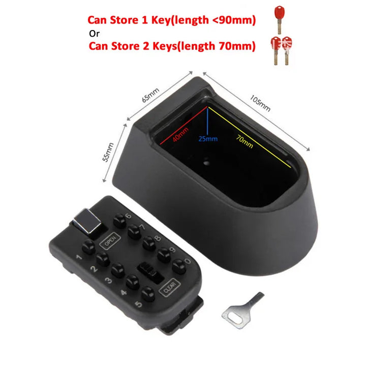 ELESABOX SecureKey 10-Digit Wall-Mounted Key Safe
