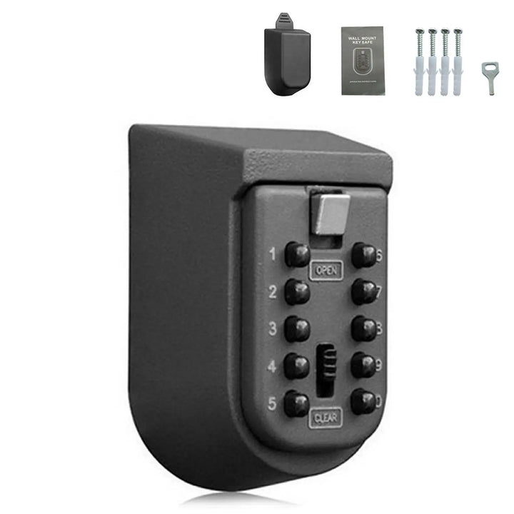 ELESABOX SecureKey 10-Digit Wall-Mounted Key Safe