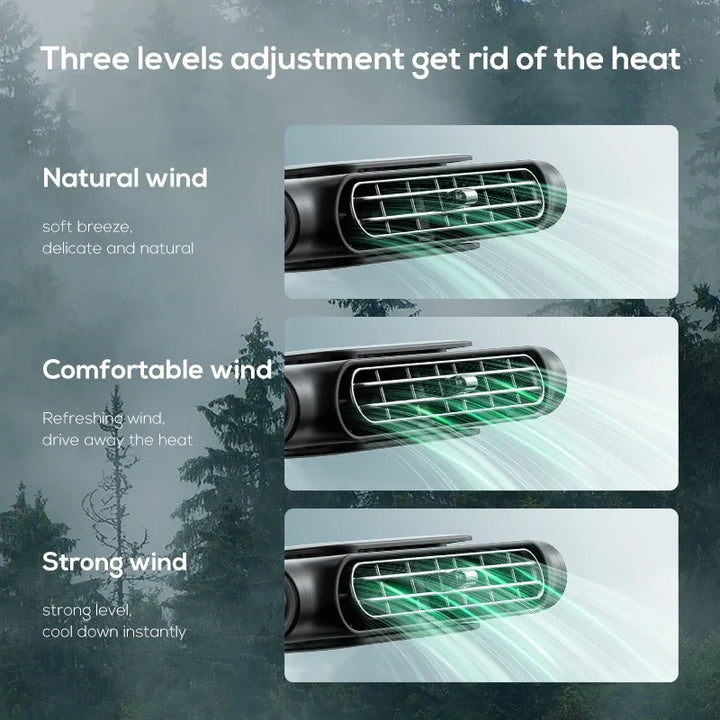 CoolBreeze™ 360° USB Car Seat Fan