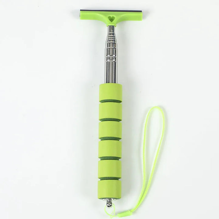 Telescopic Rearview Mirror Brush – Mist & Fog Remover Window Wiper Scraper Tool