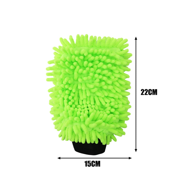 Microfiber Car Wash Mitt – High-Absorbent Scratch-Free Detailing Glove Auto &
