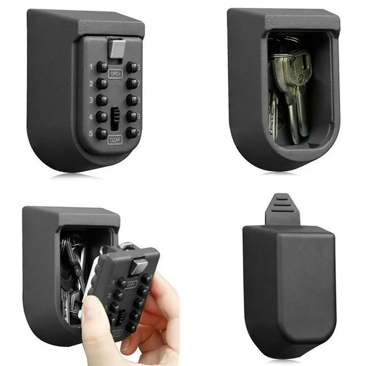 ELESABOX SecureKey 10-Digit Wall-Mounted Key Safe