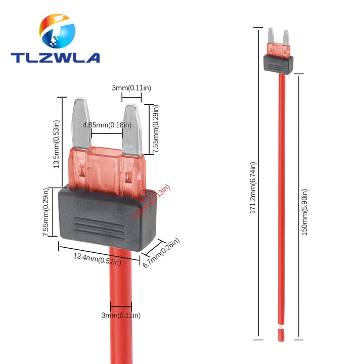 Car Add-a-Circuit Fuse Tap Adapter – ATM/APM Mini Blade 3A to 20A 12V