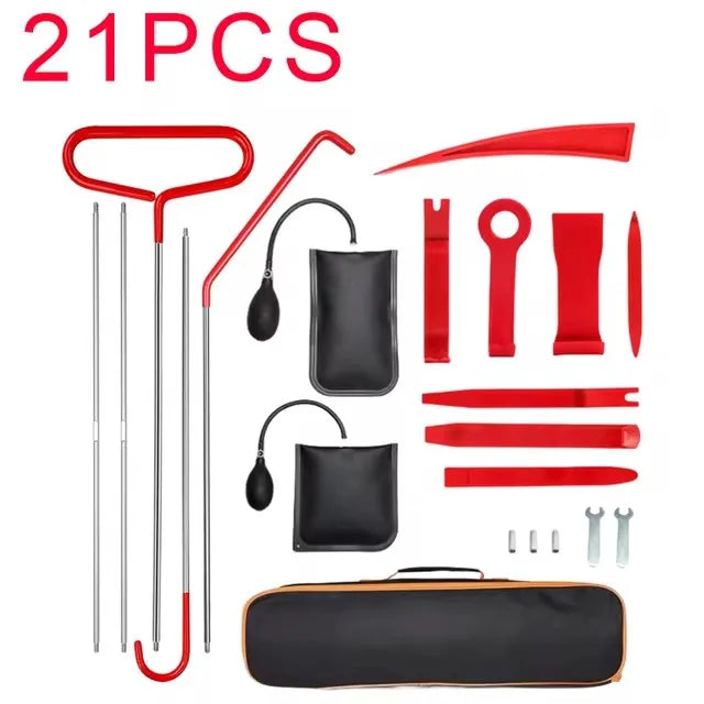Professional Car Lockout Kit | Long Reach Gripper & Inflatable Air Pump
