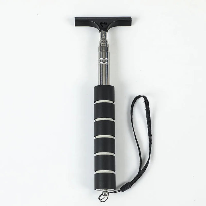 Telescopic Rearview Mirror Brush – Mist & Fog Remover Window Wiper Scraper Tool