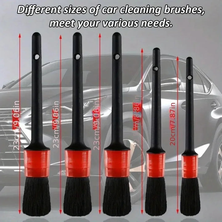 Auto Detail Brush Kit – Vents Gap & Interior Crevice Cleaning Set for Cars