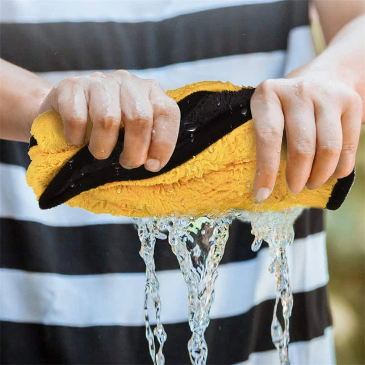 Thick Microfiber Car Drying Towel – Dual-Layer Streak-Free Cloth Pack Options