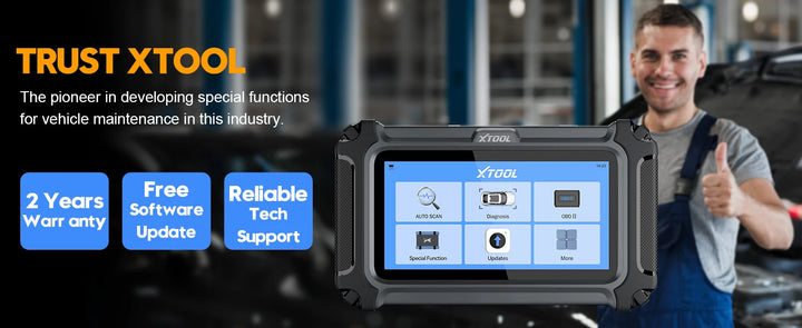 XTOOL D5S Full System Diagnostic Scanner with 16+ Reset Services