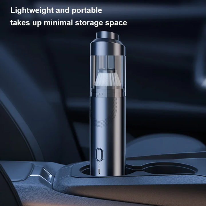 Portable Wireless Car Vacuum – Powerful Handheld Mini Cleaner Auto & Home Use