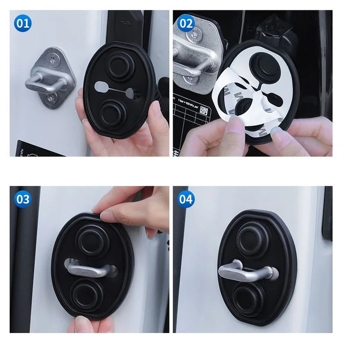 SilentSeal™ Pro – Shock-Absorbing Car Door Latch Cushions
