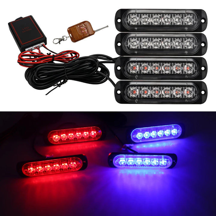 LumiGuard™ 4-in-1 Wireless Emergency Strobe Light