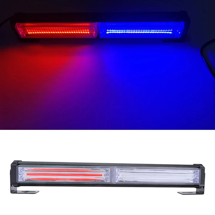 LED Strobe Beacon Warning Light – Multi-Color Grille Flash 12-24V Emergency