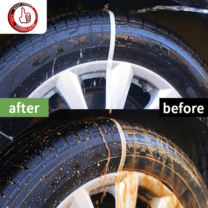 TireGlow Restore™ – Deep Black Tire Shine & Protector
